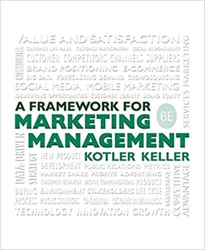 a framework for marketing management 6th pdf