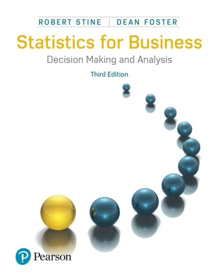 Statistics for Business: Decision Making and Analysis (3rd Edition) - PDF/ePub