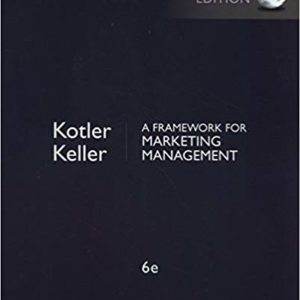a framework for marketing management 6e pdf